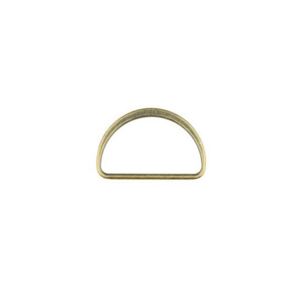 Metall-D-Ring Messing 4 cm Breite